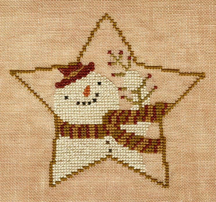 Star shaped snowman