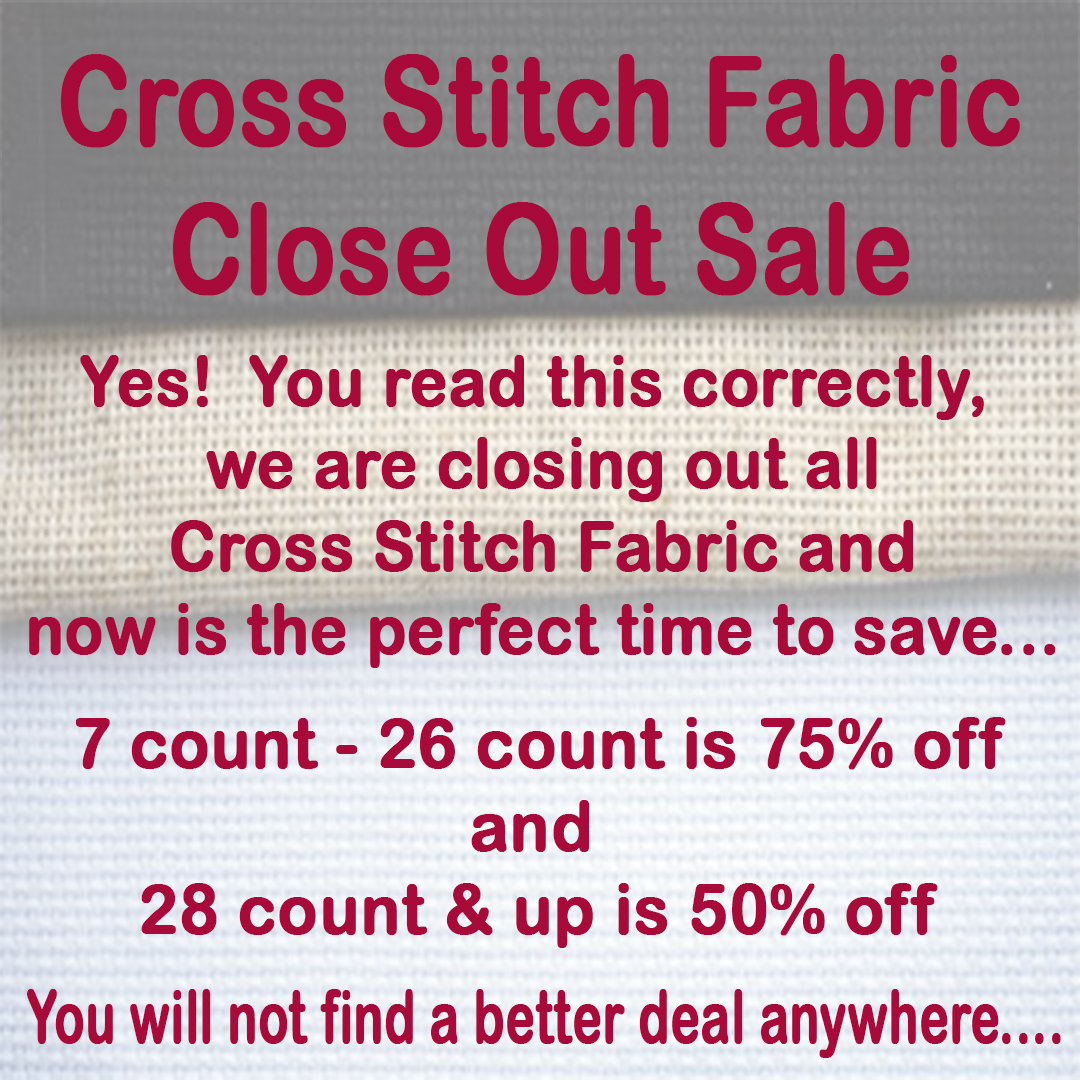 Cross Stitch Fabric Sale